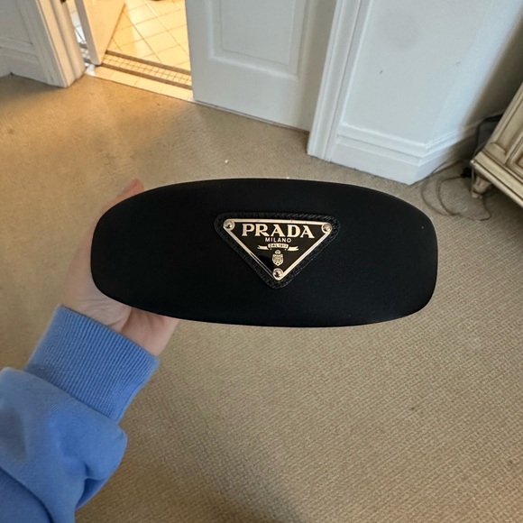 Prada Black Padded Headband - Picture 7 of 8